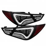 2014 Hyundai Sonata Black LED Tail Lights SS-Series