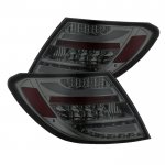 2009 Mercedes Benz C Class Smoked LED Tail Lights