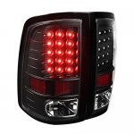 2012 Dodge Ram 2500 Black LED Tail Lights