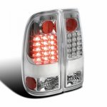 2010 Ford F350 Super Duty Clear LED Tail Lights