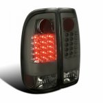 2011 Ford F450 Super Duty Smoked LED Tail Lights