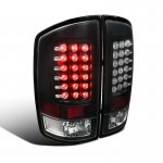 2009 Dodge Ram 3500 Black LED Tail Lights