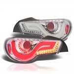 2014 Subaru BRZ Clear Tube LED Tail Lights