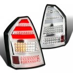 2006 Chrysler 300C Clear Full LED Tail Lights