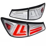 2008 Lexus IS250 Clear LED Tail Lights