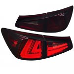 2007 Lexus IS250 Tinted Tube LED Tail Lights