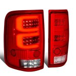 2007 Ford F150 Custom Tube LED Tail Lights