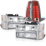 1996 Chevy 1500 Pickup Headlights and LED Tail Lights