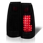 1997 GMC Sierra 2500 Black Smoked LED Tail Lights