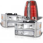 1993 Chevy Blazer Full Size Headlights and LED Tail Lights