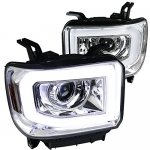 2015 GMC Sierra 1500 LED Tube DRL Projector Headlights