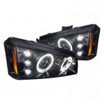 Chevy Silverado 2003-2006 Smoked Projector Headlights