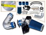 1998 Ford Expedition V8 Cold Air Intake with Heat Shield and Blue Filter