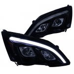 2011 Honda CRV Smoked LED DRL Projector Headlights