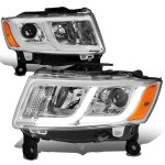 2015 Jeep Grand Cherokee Projector Headlights LED DRL 2015 Jeep Grand Cherokee Projector Headlights LED DRL