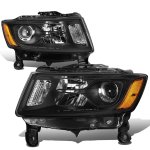 Jeep Grand Cherokee 2014-2016 Black Headlights