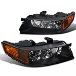 2005 Acura TSX Black Xenon HID Projector Headlights