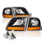 1997 Ford Expedition Black Harley LED Headlights Kit