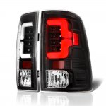 2016 Dodge Ram 3500 Black LED Tail Lights J2