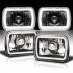 Acura Integra 1986-1989 Black Halo Tube Sealed Beam Headlight Conversion