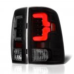 2012 Dodge Ram 2500 Black Smoked Custom LED Tail Lights