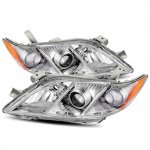 2007 Toyota Camry Projector Headlights Chrome 2007 Toyota Camry Projector Headlights Chrome