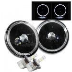 1975 Chevy Vega Black Halo LED Headlights Conversion Kit