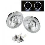 1991 BMW 3 Series White Halo LED Headlights Conversion Kit Low Beams