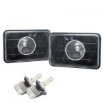 1997 GMC Jimmy Black LED Projector Headlights Conversion Kit