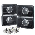 1984 Chrysler Laser Black LED Projector Headlights Conversion Kit Low and High Beams