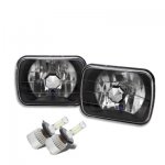 Dodge Aries 1981-1989 Black Chrome LED Headlights Conversion Kit