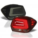 2014 Subaru Impreza Hatchback Black Smoked LED Tail Lights