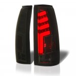 1989 Chevy 1500 Pickup Smoked Tube LED Tail Lights