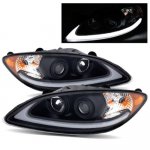 2014 International ProStar Black Projector Headlights LED DRL