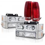 1995 Chevy 2500 Pickup LED DRL Headlights and LED Tail Lights