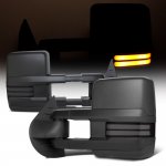 Chevy Tahoe 2007-2014 Towing Mirrors Smoked LED DRL Power Heated