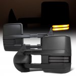 Chevy Suburban 2007-2014 Towing Mirrors Smoked LED DRL Power Heated