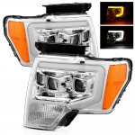 2013 Ford F150 Projector Headlights Switchback LED DRL Signal Lights