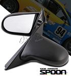 Acura Integra Coupe 1994-2001 Black Spoon Style Power Side Mirror
