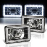 1985 Chevy Camaro Black SMD LED Sealed Beam Projector Headlight Conversion