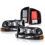 2001 Chevy S10 Black Headlights and LED Tail Lights