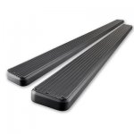 1989 Chevy Silverado Extended Cab iBoard Running Boards Black Aluminum 4 Inch