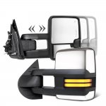 2010 Toyota Sequoia Chrome Smoked Tube LED Towing Mirrors Power Heated