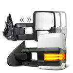 2020 Toyota Tundra White Towing Mirrors Tube LED Power Heated