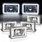 Cadillac Cimarron 1982-1985 Halo Tube Sealed Beam Headlight Conversion Low and High Beams