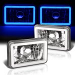 1985 Chevy C10 Pickup Blue Halo Tube Sealed Beam Headlight Conversion