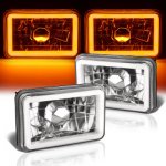 1988 GMC Suburban Amber Halo Tube Sealed Beam Headlight Conversion