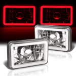 1992 Dodge Stealth Red Halo Tube Sealed Beam Headlight Conversion