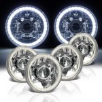 1975 Mazda RX4 LED Halo Sealed Beam Projector Headlight Conversion