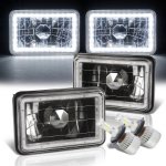 1984 Honda Accord LED Halo Black LED Headlights Conversion Kit